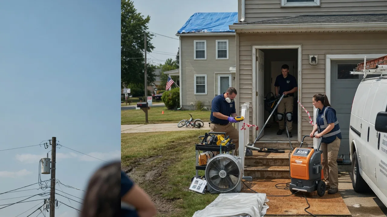 Water Damage Repair in Grantsburg, IL near me